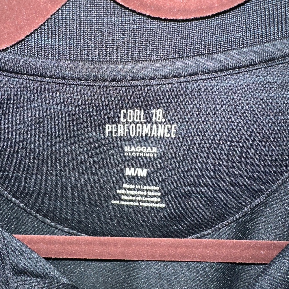 Men's Haggar® Cool 18® Classic-Fit Polo M - Picture 3 of 4